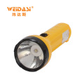 wholesale portable solar power rechargeable led flashlight with strong battery